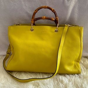 Preloved Gucci large Bamboo Tote